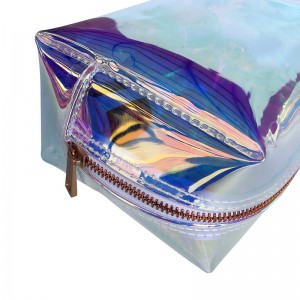 Korea Style Lille farverige skønhed opbevaringsbokse Bins Case Lynlås Makeup Taske