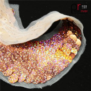 pink hjerteform paljetter