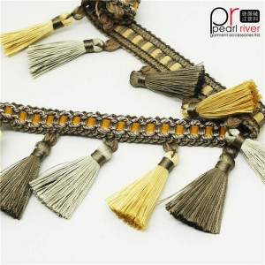 Nyt design kuglefronter til vinduesdekoration Pom Pom gardinkant