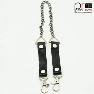 Engros farverig dekorativ metalkæde til tøjbukser