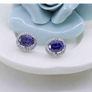 925 Ørsnegler af sølv Mode Zircon Ear Nails Høj kvalitet kvinders øre negle