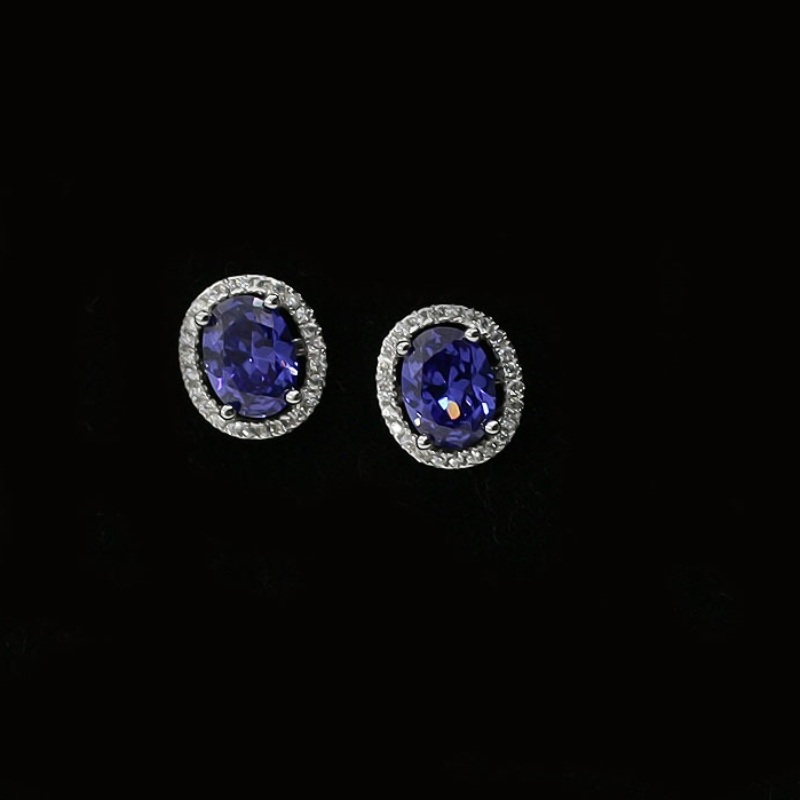 925 Ørsnegler af sølv Mode Zircon Ear Nails Høj kvalitet kvinders øre negle