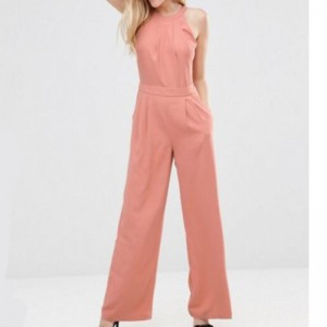 Kvindemode lang jumpsuit