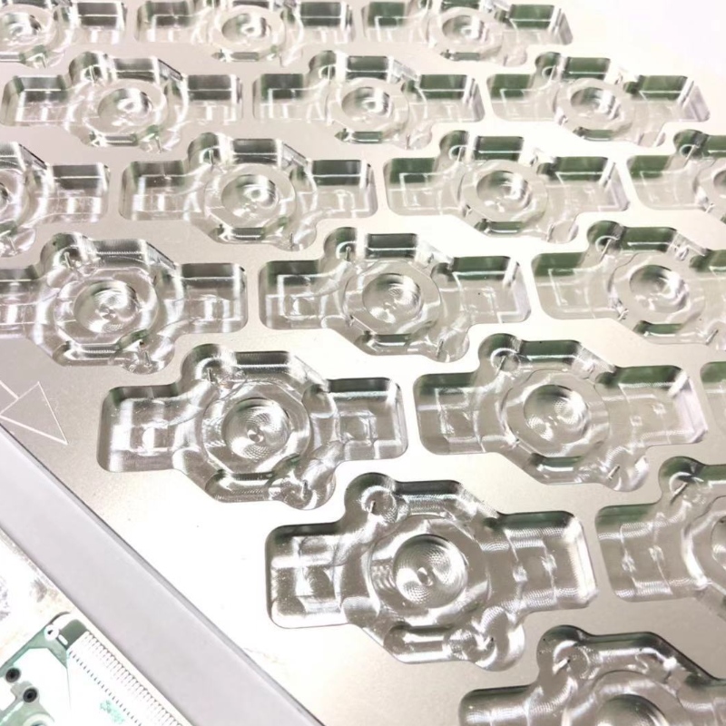 CNC-bearbejdningsdele af aluminium Elektronisk kredsløb Tryk fit-armatur