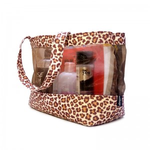 Høj kvalitet tilpasset logo Nylon mesh-tasker