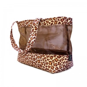 Høj kvalitet tilpasset logo Nylon mesh-tasker