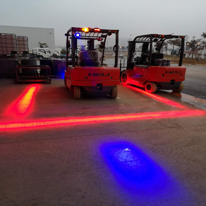 1500 Lumen gaffeltruck LED rød zone lys til lager
