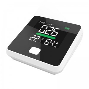 2019 hot salg PM2.5 Detektionsudstyr Luftkvalitetsdetektor Temperatur Luftkvalitet Monitor Fugtighed