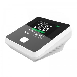 2019 hot salg PM2.5 Detektionsudstyr Luftkvalitetsdetektor Temperatur Luftkvalitet Monitor Fugtighed