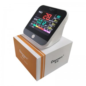 Formaldehyd luftkvalitetstester PM2.5 bærbar laser TVOC AQI-detektor Smart monitor til hjemmekontor Biltemperatur Fugtighed