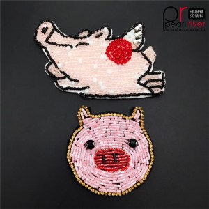 Miljøvenlige perler Animal Dragonfly pegasus broderet patch tilpasset