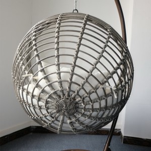 Bærbar stor 2 sæder liggende indendørs udendørs gyngestol