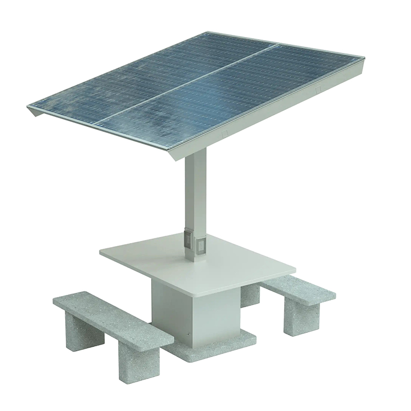 Udendørs gademøbler Solar Power Charging Table