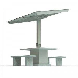 Udendørs gademøbler Solar Power Charging Table