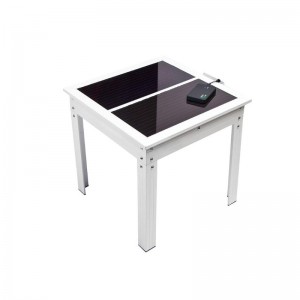 Solar Table Cell Phone Charging Table Udendørs bord med solpaneler