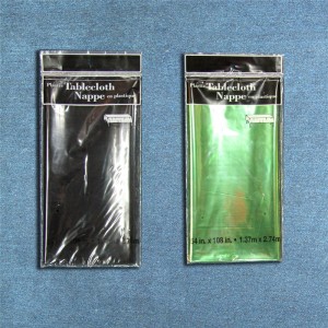 Folie Tablecover med ensfarvet metallisk folie bordduk til bryllupsfest Fejre ferie