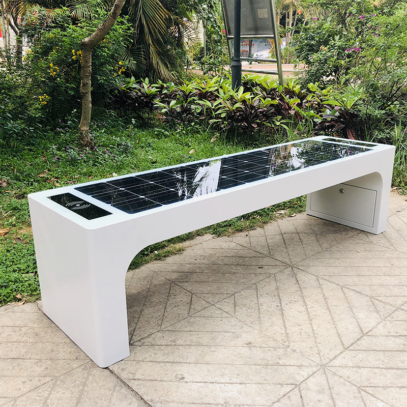 Smart gademøbler bypladser Solcelledrevet