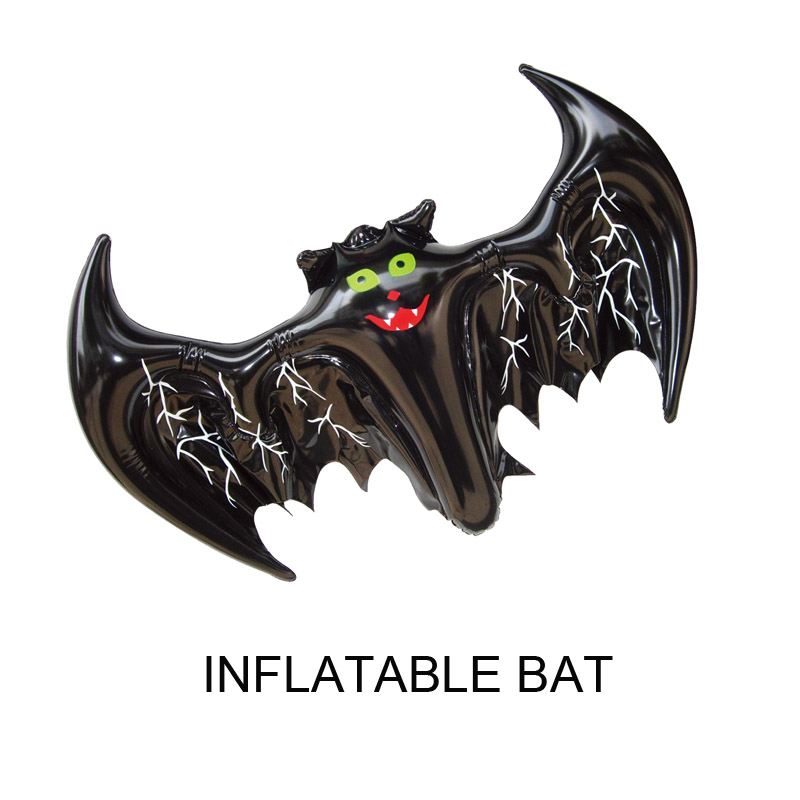 Oppustelig Halloween-dekorationer Rekvisitter Bat