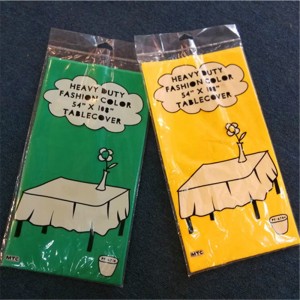 Massiv farve PEVA PE Tablecover 18 farver Bordklud til hjemmefra og uden for Picnic Mats