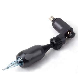 Rotary Maskinpistol Shader Liner L Form Stærk kraft Aluminiumslegering Body Art Permanent Makeup til tatoveringsnåler Strømforsyning