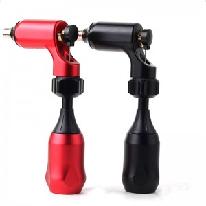 Rotary Maskinpistol Shader Liner L Form Stærk kraft Aluminiumslegering Body Art Permanent Makeup til tatoveringsnåler Strømforsyning