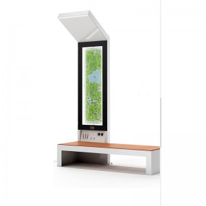 Solar udendørs belysning reklamelampe gade bænk