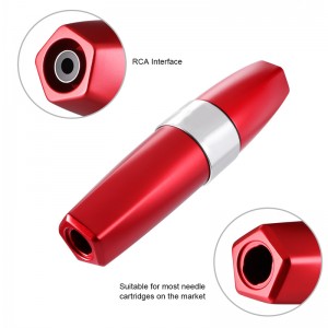 Stigma Professionel Tattoo Hybrid Pen Lipsticker-formet Rotary Tattoo Machine nålepatroner med RCA-jack EM123