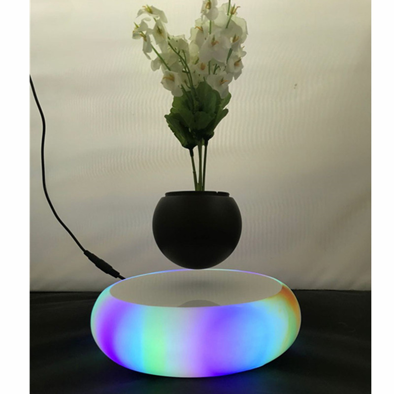 ført lys keramisk magnetisk flydende levitating ir bonsai plante potte PA-0719