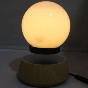 360 spinning maglev levende flydende lampe med pære i bunden til indretning PA-1000