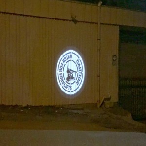 Gobo-projektorlys til udendørs brug