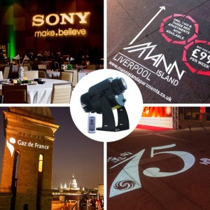 Gobo-projektorlys med høj lysstyrke Brugerdefineret landskabslys