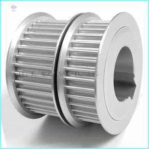 Brugerdefineret aluminium HTD remskive 3m 25t Keyway