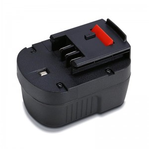Ni-Cd 12V 1500 mAh genopladelige el-værktøjsbatterier til Black \u0026 Decker A1712, A12, A12EX, FSB12, FSB120B, FSB120BX, BD-1204L, B-8315, BPT1047