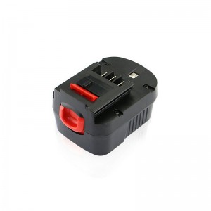 Ni-Cd 12V 1500 mAh genopladelige el-værktøjsbatterier til Black \u0026 Decker A1712, A12, A12EX, FSB12, FSB120B, FSB120BX, BD-1204L, B-8315, BPT1047
