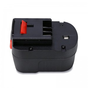 Til Black \u0026 Decker A1712, A12, A12EX, FSB12, FSB120B, FSB120BX, BD-1204L, B-8315, BPT1047 12V 2000mAh Ni-Cd trådløse bore-batterier