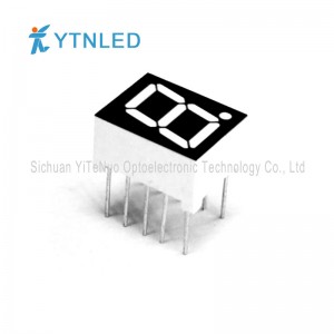 0,39 tommer rød 1 cifret 7 segment LED-display, digitalt rør
