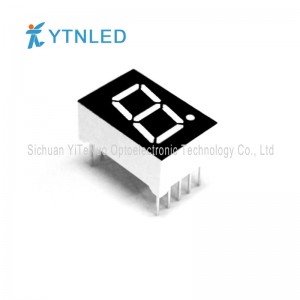 0,5 tommer rød 1-cifret 7 segment LED-display, digitalt rør