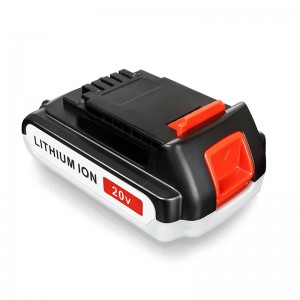 Li-ion 2000mAh 20V udskiftning trådløse batterier til Black \u0026 Decker LB20, LBX20, LBX4020, LB2X4020 Værktøjer