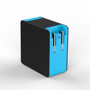 KPS-8034LC 5V4.8A 2USB vægoplader