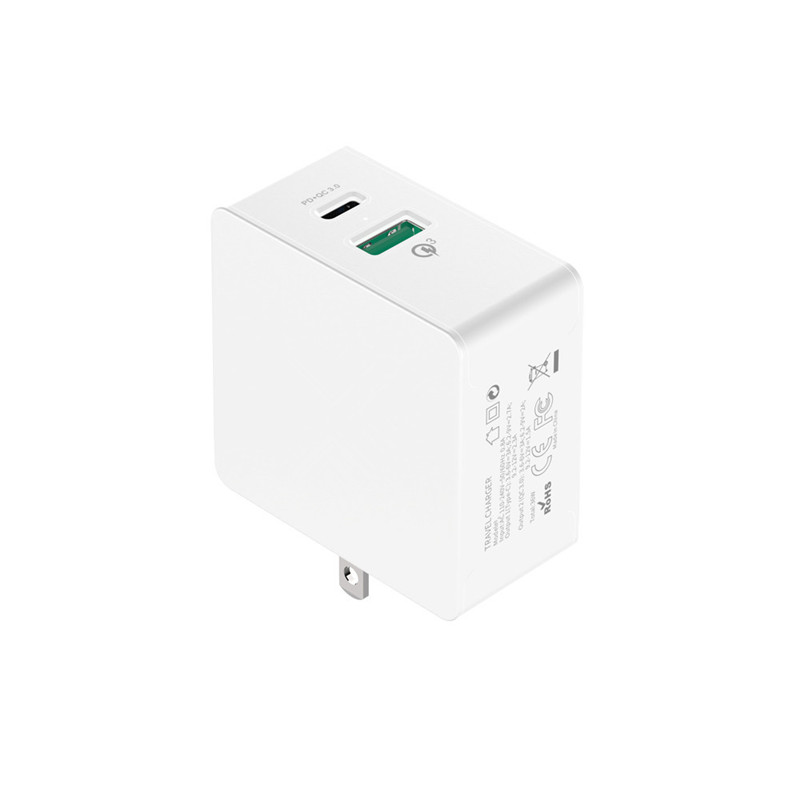 KPS-8006LC 5V3A + QC3.0 -33W USB-oplader