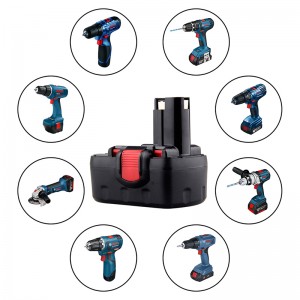 Ni-Cd 18V 1300mAh el-værktøj genopladelige batterier til Bosch BAT025, BAT026, BAT160