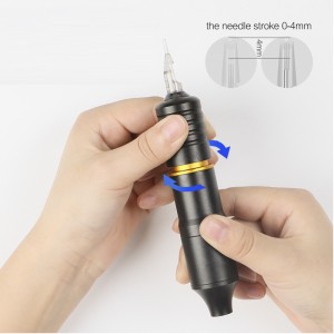 professionel tatoveringsmaskine legering motor roterende øjenbryn patron roterende tatovering maskingevær til shader linnner farvelægning tatoveringskanon