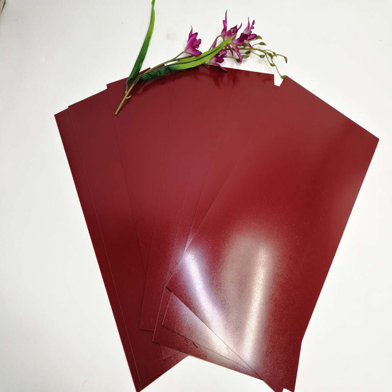 Varmt salg 350 mikron Old Rose Polyester PET-plastfolie til dekoration af vægpaneler