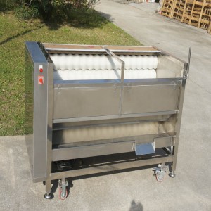 Ny type QX-818 Fruit Cleaner / Fruit Peeling Machine / Fruit Brush Cleaning Peeling Machine