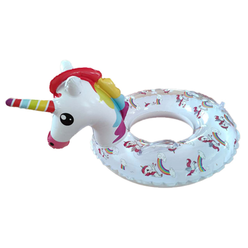 Oppustelig unicorn pool svømme ring til børn
