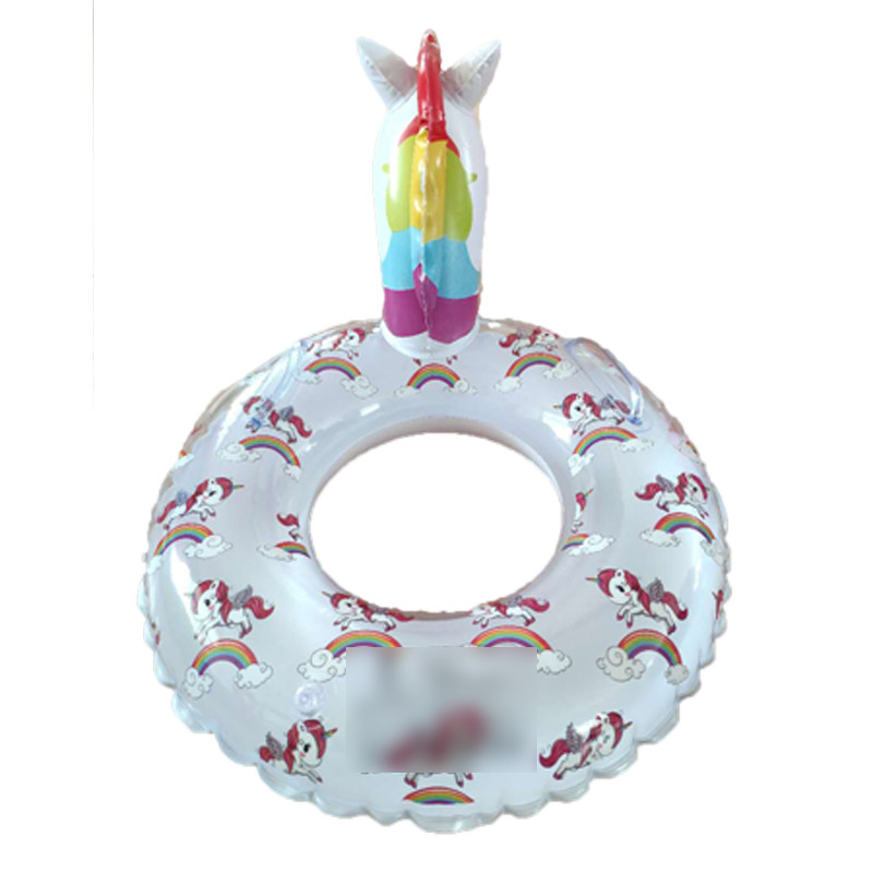 Oppustelig unicorn pool svømme ring til børn