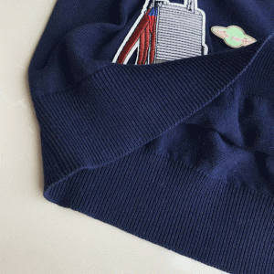 Brugerdefineret sweater unikke badges kvinders strikket cardigan