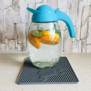 Silikon tegneserie drikke te-underlag kaffe krus kop pad coaster