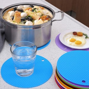 moderigtige klapper Holdbar silikone Drink Coasters gummidriksmåtter