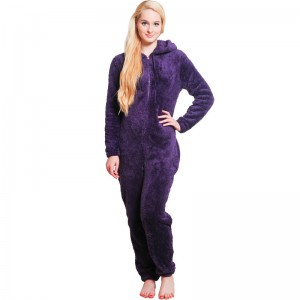 Voksne Onesie Purple Pyjama